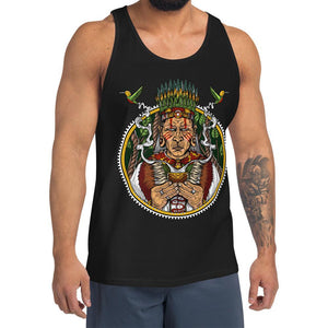 Ayahuasca Shaman, Ayahuasca Tank, Psychedelic Tank, Psychedelic Clothes, Ayahuasca Clothing - Psychonautica Store