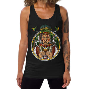 Ayahuasca Shaman, Ayahuasca Tank, Psychedelic Tank, Psychedelic Clothes, Ayahuasca Clothing - Psychonautica Store