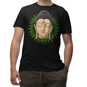 Buddha Weed Shirt, Buddha T-Shirt, Psychedelic Shirt, Stoner Shirt, Weed Shirt, Cannabis T-Shirt - Psychonautica Store