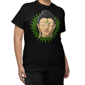 Buddha Smoking Weed Shirt, Marijuana T-Shirt, Psychedelic Weed T-Shirt, Stoner Shirt, Weed Shirt, Cannabis T-Shirt - Psychonautica Store
