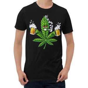 Weed Beer Shirt, Funny Weed T-Shirt, Stoner Shirt, Cannabis Shirt, Marijuana Shirt, Stoner Clothing, Weed Clothes - Psychonautica Store