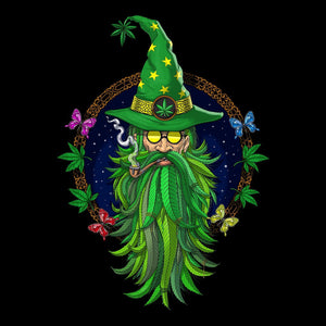 Weed Wizard, Cannabis Wizard, Hippie Wizard, Hippie Stoner, Marijuana Wizard, Weed Shaman, Psychedelic Wizard, Psychedelic Shaman - Psychonautica Store