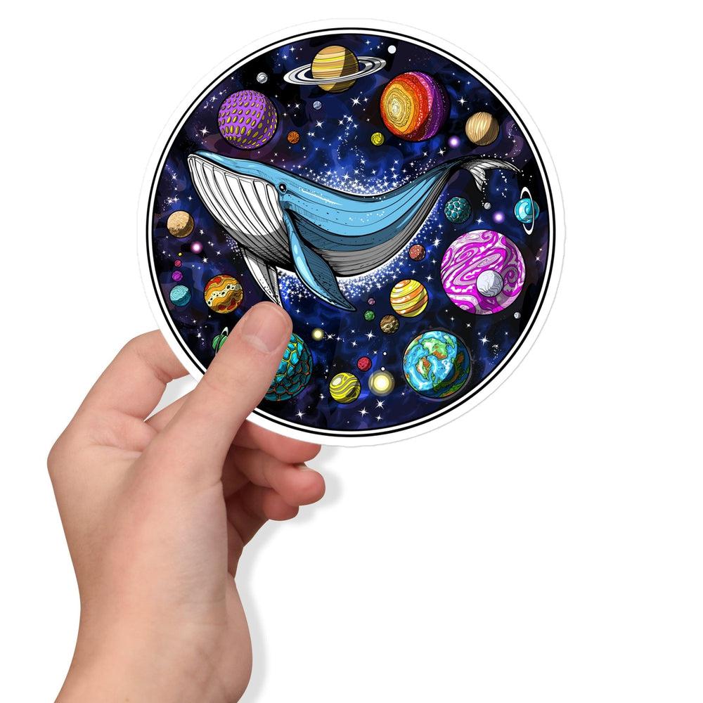 Whale Sticker, Psychedelic Sticker, Trippy Sticker, Space Whale Sticker, Psychedelic Trippy Decals, Psychedelic Decals - Psychonautica Store