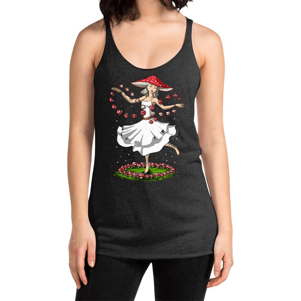 Hippie Tank, Magic Mushrooms Tank, Hippie Clothing, Hippie Clothes, Mushroom Clothing - Psychonautica Store