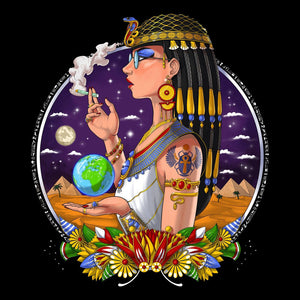 Egyptian Queen Cleopatra, Cleopatra Smoking Weed, Cleopatra Hippie, Egyptian Goddess, Egyptian Mythology, Egyptian History - Psychonautica Store