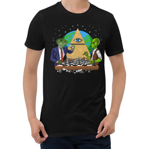 Alien Conspiracy Theory T-Shirt, Illuminati Alien Shirt, Masonic T-Shirt, Conspiracy Theory Tee, Illuminati Pyramid Shirts, All Seeing Eye Shirt, Masons Pyramid Tee - Psychonautica Store