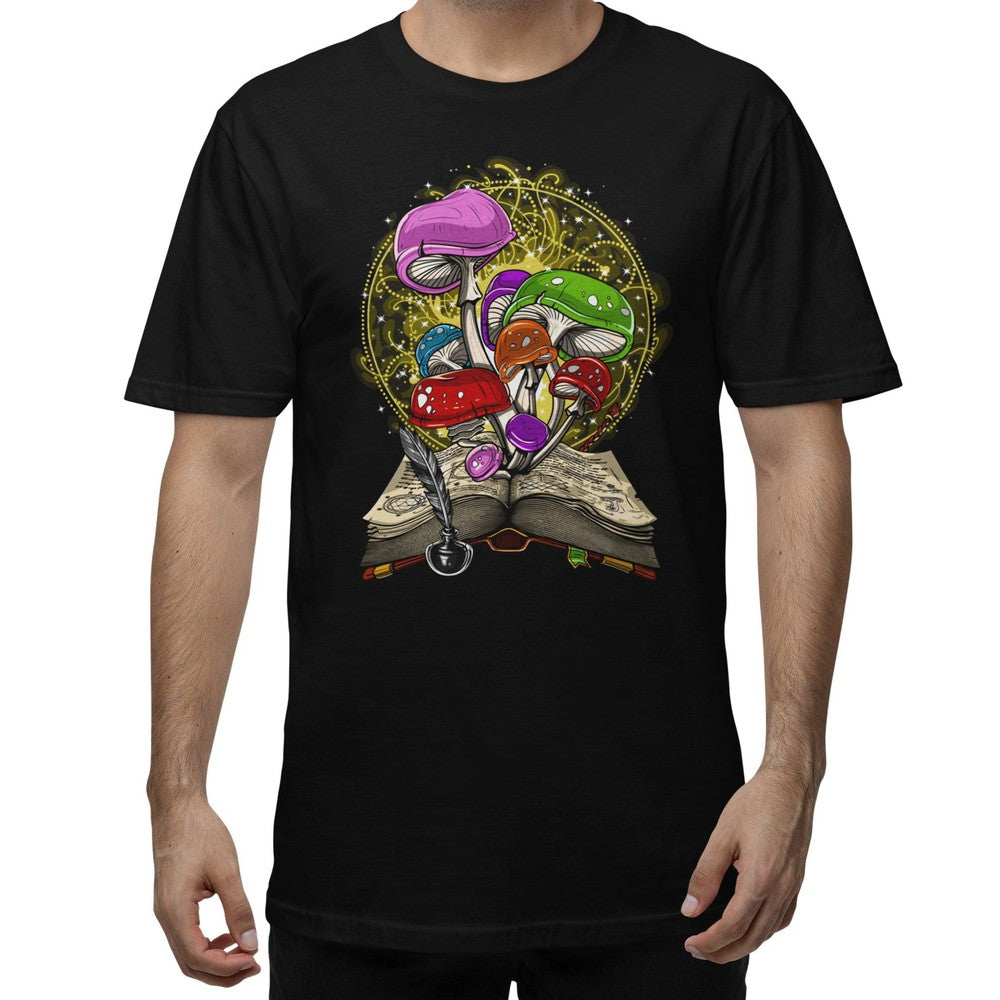Magic Mushrooms Shirt, Psychedelic Tee, Hippie Clothes, Trippy Shirts, Mushrooms Tee, Psilocybin Mushrooms - Psychonautica Store