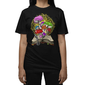 Psychedelic Mushrooms Shirt, Magic Mushrooms T-Shirt, Magic Mushroom Clothes, Trippy Mushrooms Shirts, Mushrooms Apparel, Psilocybin Mushrooms Outfit - Psychonautica Store