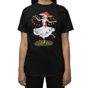 Hippie Mushroom T-Shirt, Magic Mushroom T-Shirt, Hippie Shirt, Hippie Clothes, Hippie Clothing, Mushroom Clothing - Psychonautica Store