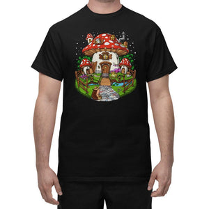 Mushroom T-Shirt, Amanita Muscaria Shirt, Magic Mushrooms Shirt, Goblincore Shirt, Mushroom Clothing, Forest Mushrooms Shirt - Psychonautica Store