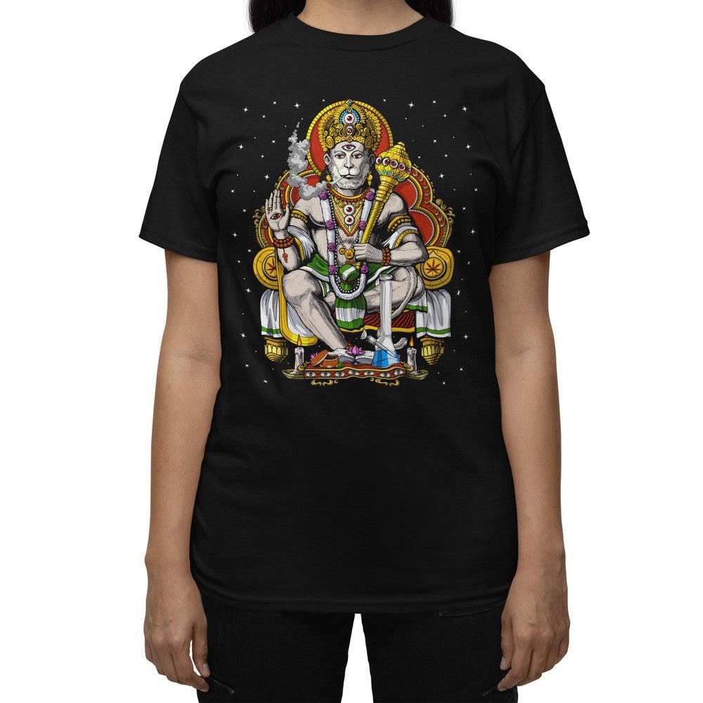 Hanuman Hindu God T-Shirt, Hindu Shirts, Hinduism T-Shirt, Hanuman Clothing, Hanuman Clothes, Hindu Apparel, Hindu Clothing - Psychonautica Store