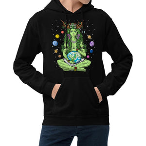 Gaia Hoodie, Hippie Clothing, Hippie Sweatshirt, Gaia Goddess Hoodie, Hippie Clothes, Hippie Sweatshirt, Hippie Clothing - Psychonautica Store