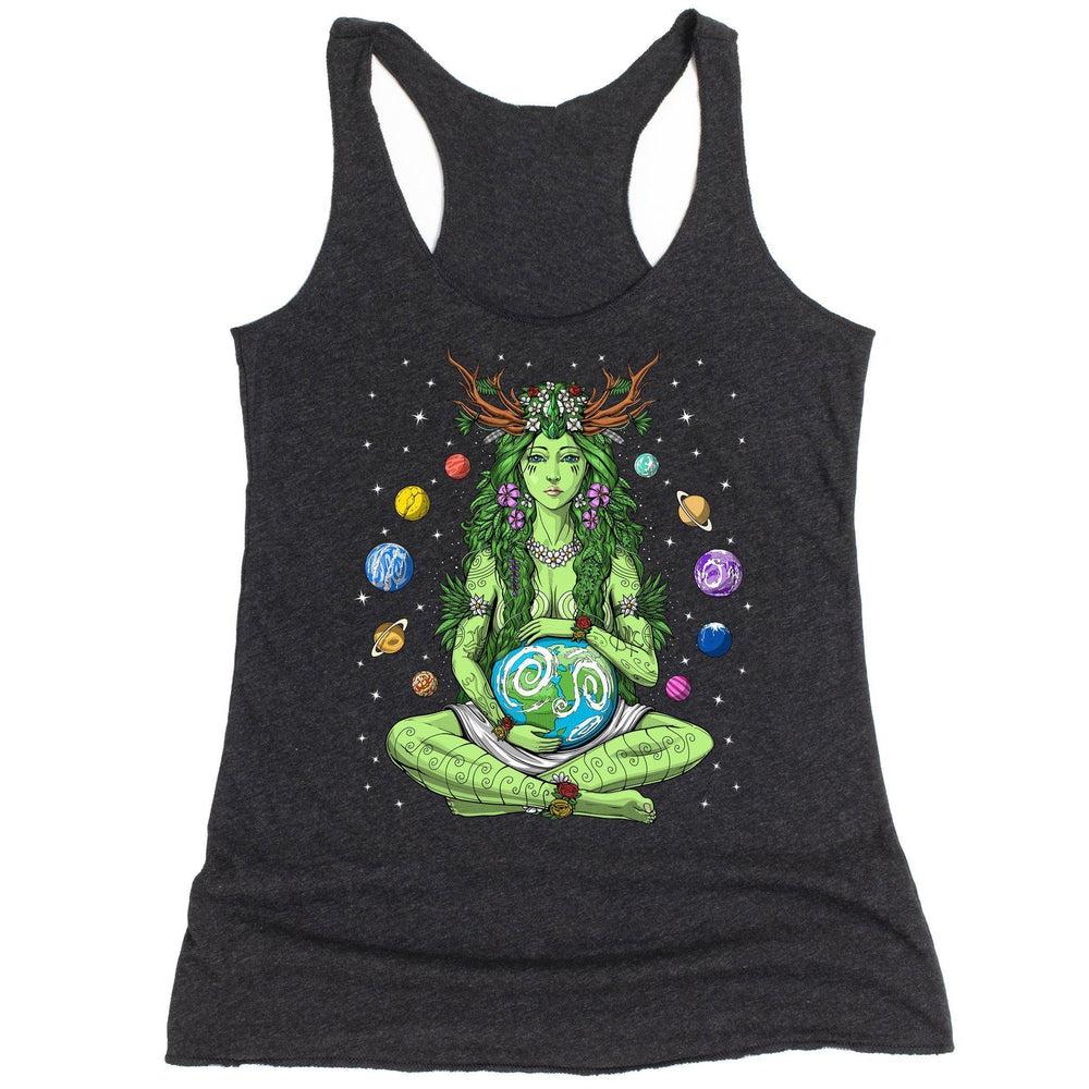 Hippie Tank Top, Gaia Womens Tank, Mother Earth Tank, Hippie Clothes, Forest Tank Top, Greek Goddess Tank, Hippie Clothes - Psychonautica Store