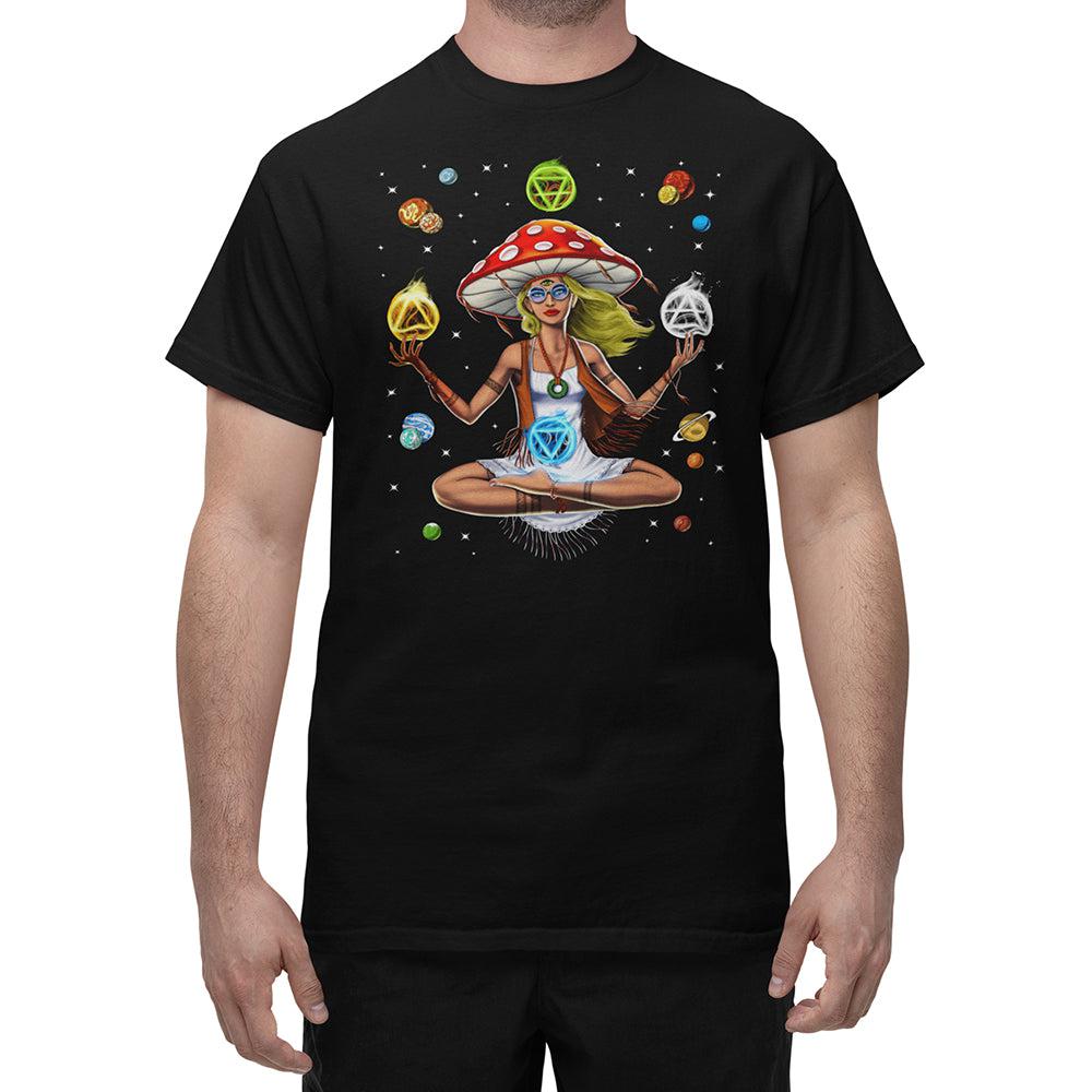 Heavily Meditated T-Shirt, Meditation, Mandala Shirt, Funny Hippie Yog –  Worldly Finds