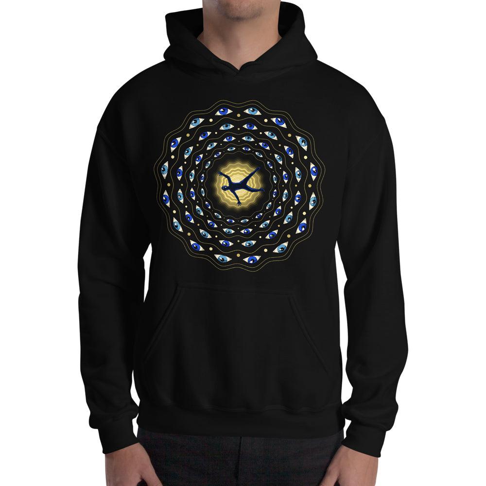 Psychedelic Hoodie, DMT Hoodie, Psytrance Hoodie, Trippy Hoodie, Psychedelic Clothing, Psychedelic Clothes - Psychonautica Store
