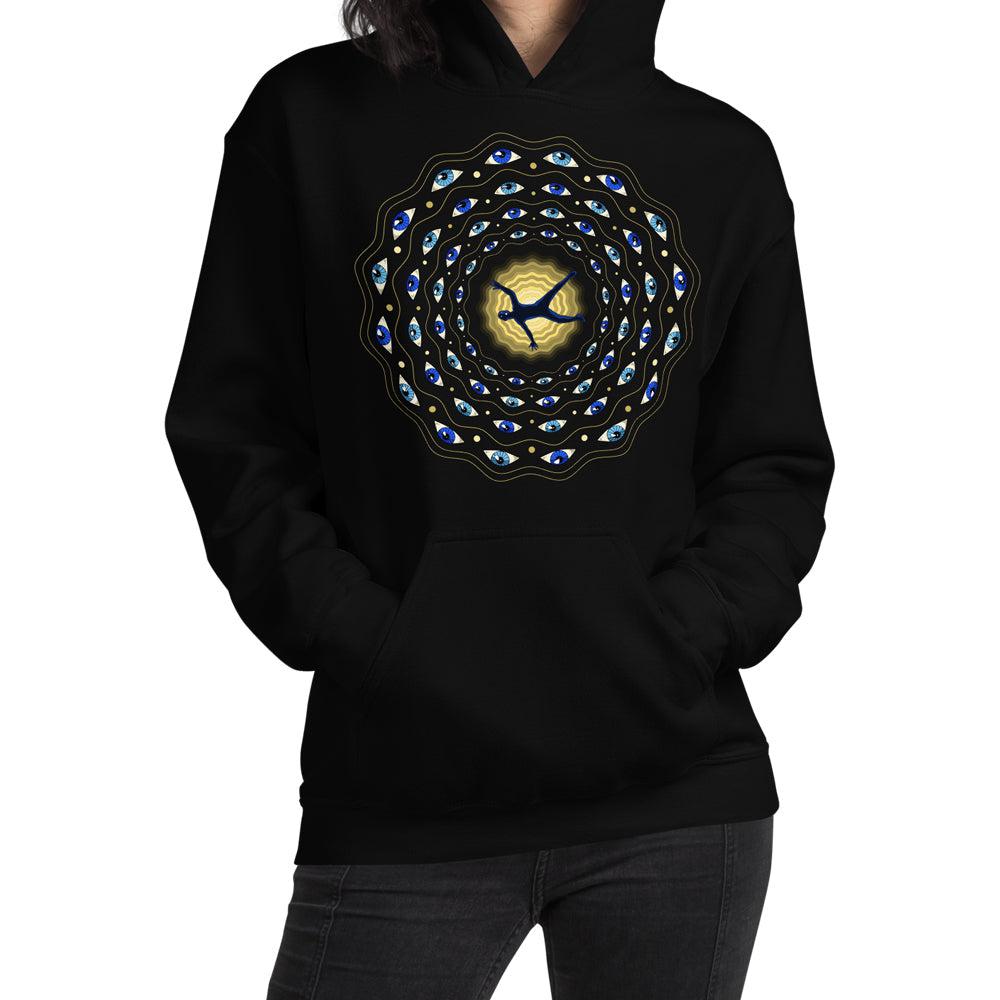 Psychedelic Hoodie, DMT Hoodie, Psytrance Hoodie, Trippy Hoodie, Psychedelic Clothing, Psychedelic Clothes - Psychonautica Store
