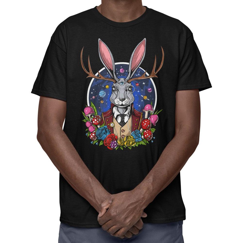Psychedelic Shirt, Jackalope Shirt, Trippy Clothes, Psychedelic Clothing, Jackalope Tee - Psychonautica Store