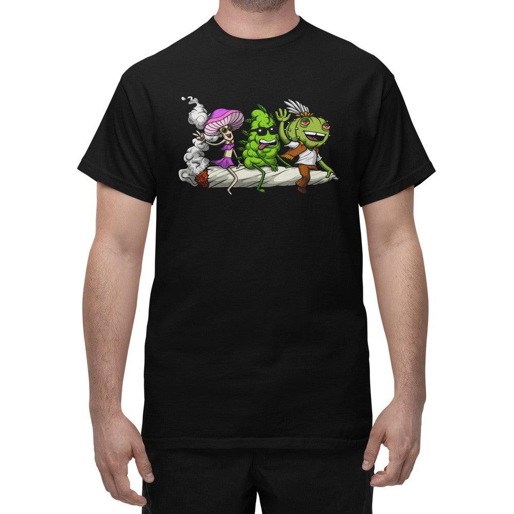 Weed Rocket Shirt, Funny Stoner Shirt, Weed Shirt, Peyote Cactus Shirt, Cannabis Shirt, Hippie Shirt, Stoner Clothes, Hippie Clothing, Psilocybin Mushrooms Tee - Psychonautica Store