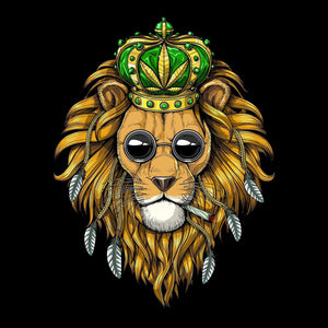 Lion Smoking Weed, Stoner Hoodie, Hippie Sweatshirt, Stoner Clothes, Lion Hippie, Lion Clothing - Psychonautica Store