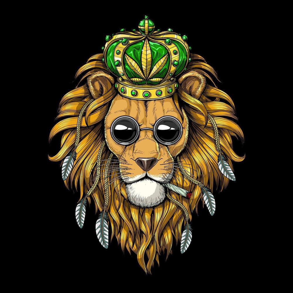 Lion Smoking Weed Shirt, Stoner Shirt, Cannabis Shirt, Marijuana Shirt, Lion Weed Shirt, Stoner Shirts, Hippie Weed Shirt, Stoner Clothing - Psychonautica Store