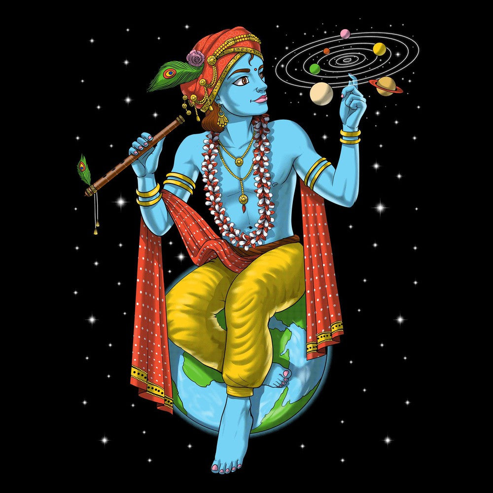 Lord Krishna, Hindu Deity, Hinduism God, Krishna Meditation, Hinduism Gods - Psychonautica Store