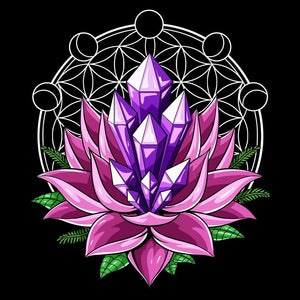 Lotus Flower, Yoga Lotus, Floral Hippie, Sacred Geometry, Yoga Lotus - Psychonautica