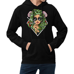 Psychedelic Hoodie, Medusa Hoodie, Hippie Hoodie, Hippie Clothes, Stoner Hoodie, Psychedelic Clothing - Psychonautica Store