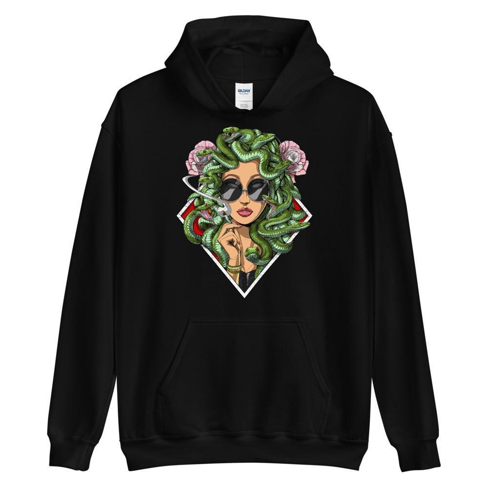 Psychedelic Hoodie, Medusa Hoodie, Hippie Hoodie, Hippie Clothes, Stoner Hoodie, Psychedelic Clothing - Psychonautica Store