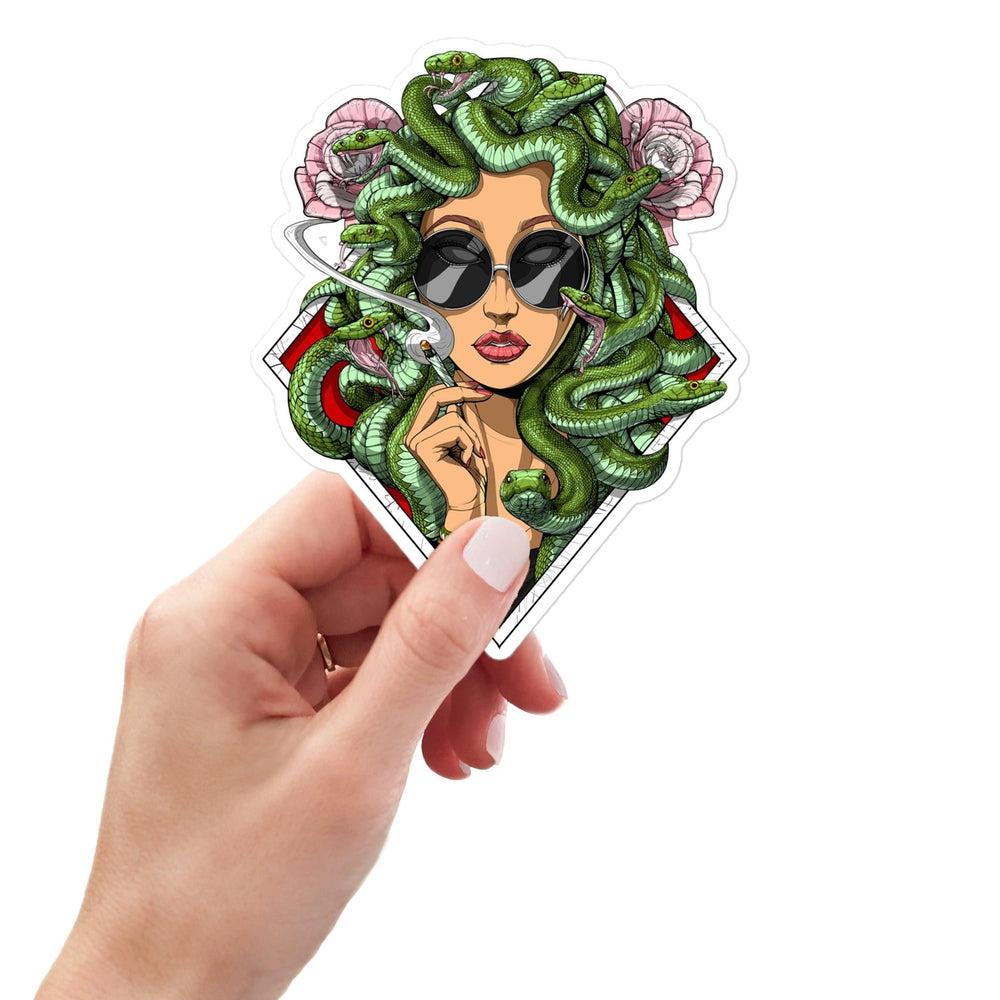 Medusa Goddess Sticker, Stoner Stickers, Hippie Sticker, Weed Sticker, Psychedelic Sticker, Stoner Decals, Medusa Decal - Psychonautica Store