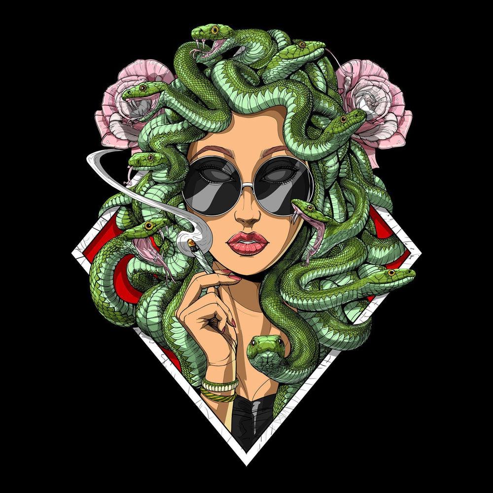 Medusa Shirt, Hippie Shirts, Stoner T-Shirt, Psychedelic Tees, Hippie Clothing, Hippie Clothes - Psychonautica Store