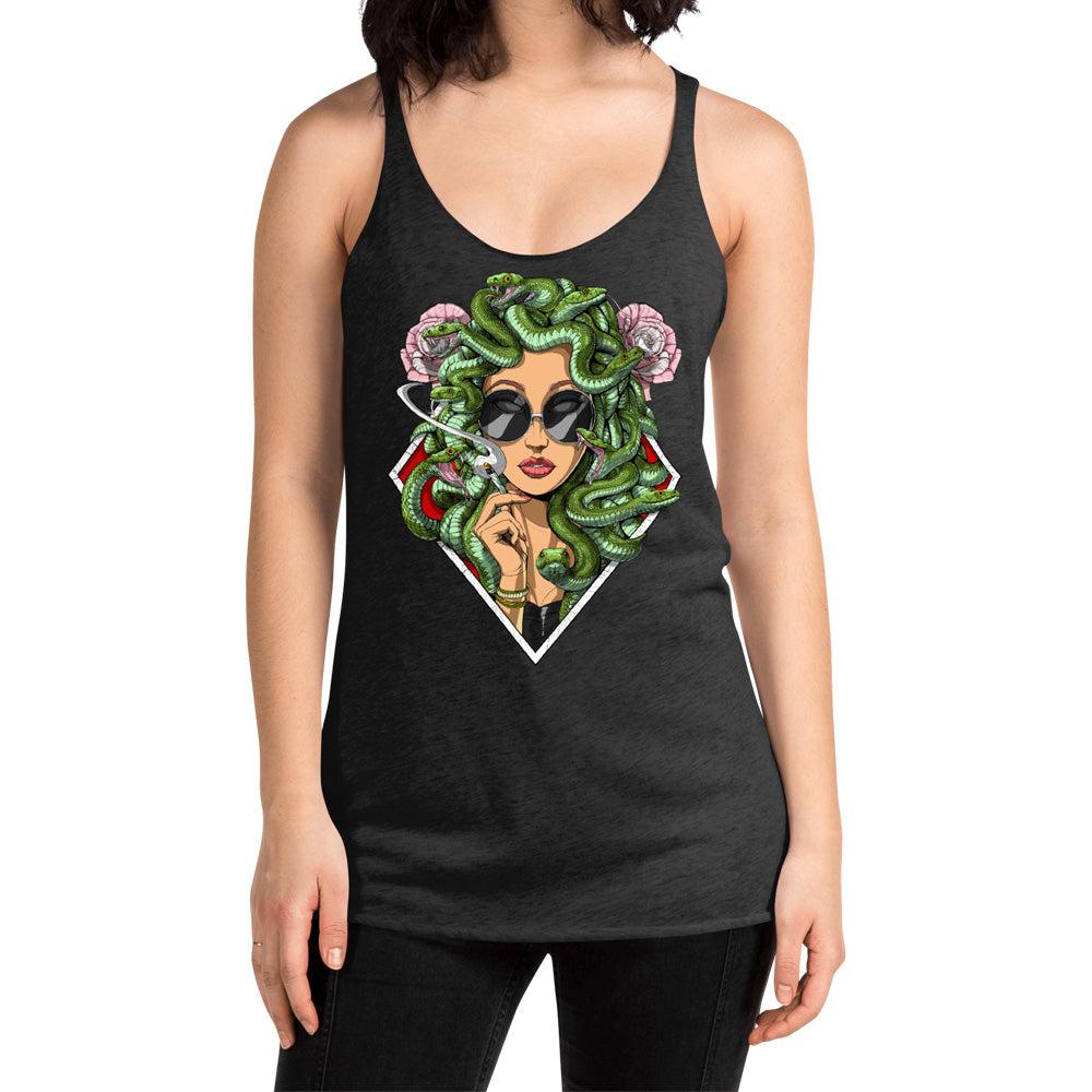 Medusa Tank, Hippie Tank Top, Stoner Womens Tank, Stoner Clothes, Psychedelic Tank Top, Stoner Clothes, Festival Clothing - Psychonautica Store