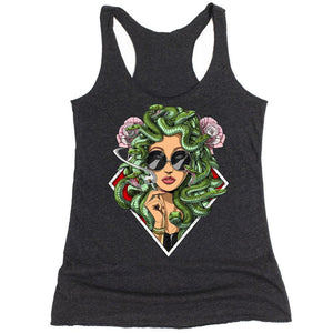 Medusa Tank, Hippie Tank Top, Stoner Womens Tank, Stoner Clothes, Psychedelic Tank Top, Stoner Clothes, Festival Clothing - Psychonautica Store