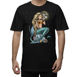 Mermaid T-Shirt, Hippie T-Shirt, Hippie Stoner Shirt, Hippie Clothes, Hippie Clothing, Hippie Apparel - Psychonautica Store