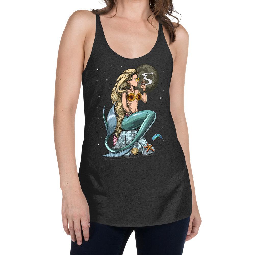 Mermaid Tank, Hippie Tank, Stoner Tank Top, Hippie Womens Tank, Festival Clothing - Psychonautica Store