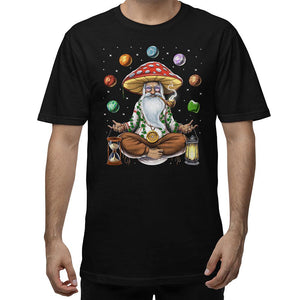 Magic Mushroom T-Shirt, Hippie Mushroom T-Shirt, Psychedelic Mushroom Shirt, Meditation T-Shirt, Trippy Mushroom Shirt, Mushroom Clothes, Mushroom Clothing - Psychonautica Store