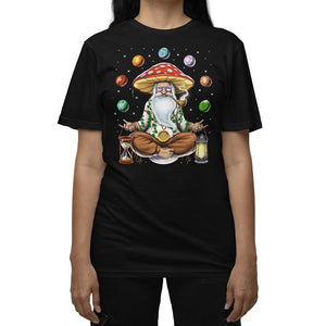 Hippie Mushroom T-Shirt, Magic Mushroom T-Shirt, Psychedelic Mushroom Shirt, Trippy Mushroom Shirt, Mushroom Clothes, Mushroom Clothing, Mushroom Meditation Tee - Psychonautica Store