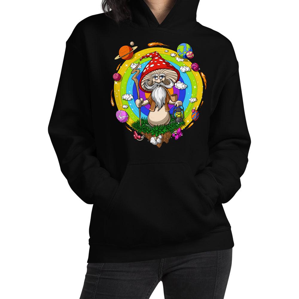 Space Hummingbird newest Magic Mushroom Psychedelic Hoodie (Men & Women)