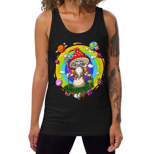 Hippie Tank Top, Magic Mushrooms Tank, Psychedelic Tank, Hippie Clothes, Festival Clothing, Hippie Clothing - Psychonautica