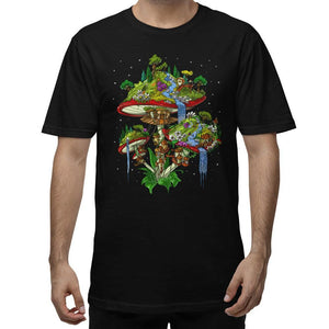 Magic Mushrooms Shirt, Mushroom Shirt, Amanita Muscaria Shirt, Trippy Mushroom Clothes, Mushroom Clothing, Psychedelic Mushroom Clothes - Psychonautica Store