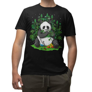 Panda Smoking Weed T-Shirt, Panda Bear Shirt, Weed Shirt, Funny Stoner T-Shirt, Panda Clothes, Stoner Clothing - Psychonautica Store