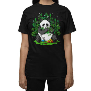 Panda Weed T-Shirt, Funny Panda Bear Shirt, Panda Cannabis T-Shirt, Funny Stoner T-Shirt, Panda Clothes, Stoner Clothing - Psychonautica Store