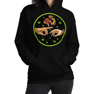 Pass The Joint, Weed Hoodie, Cannabis Sweatshirt, Stoner Clothes, Hippie Clothing, Marijuana Clothes - Psychonautica Store