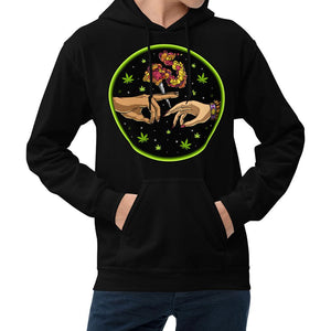 Pass The Joint, Weed Hoodie, Cannabis Sweatshirt, Stoner Clothes, Hippie Clothing, Marijuana Clothes - Psychonautica Store