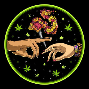 Pass The Joint, Weed Hoodie, Cannabis Hoodie, Stoner Clothes, Hippie Clothing, Marijuana Clothes. Stoner Outfit - Psychonautica Store
