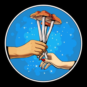 Psilocybin Mushrooms, Psychedelic Tee, Magic Mushrooms Shirt, Hippie Clothing, Mushrooms Tee, Fungi T-Shirt, Shrooms Shirt - Psychonautica Store
