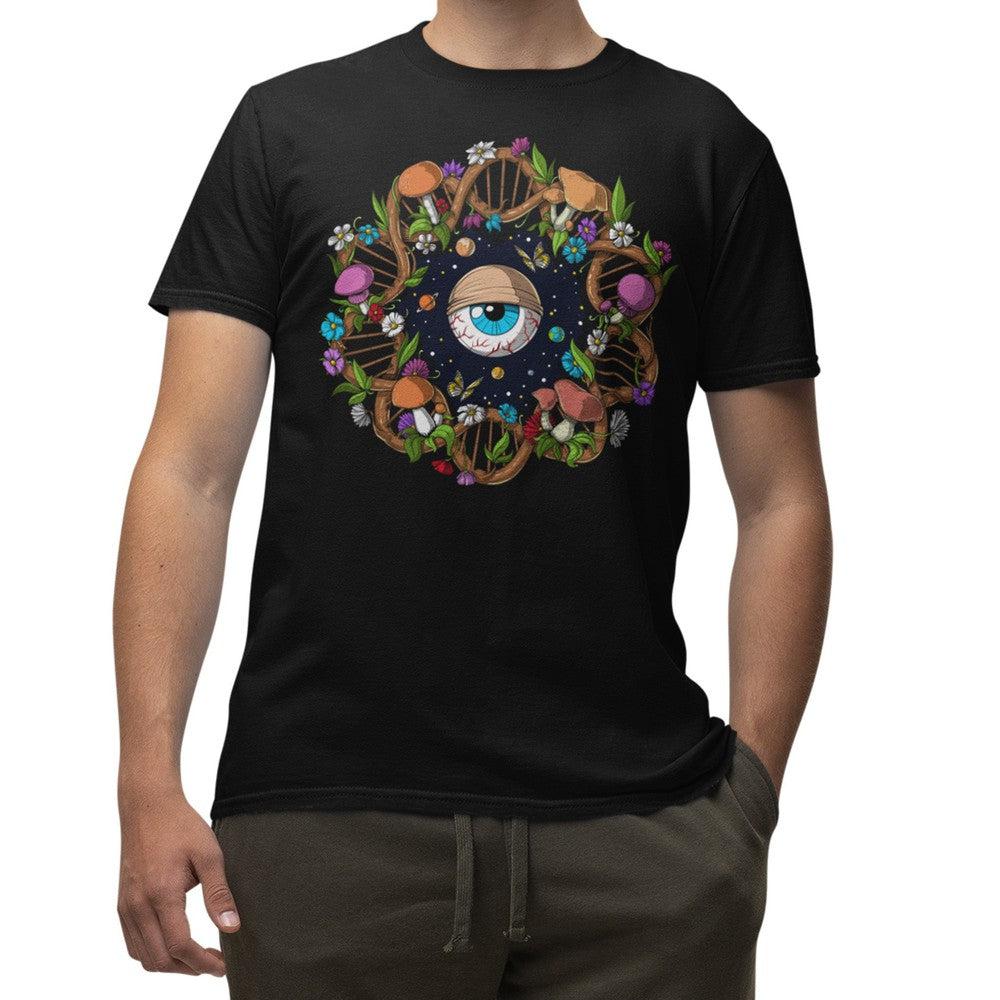 Hippie Shirt, Psychedelic Shirt, Magic Mushrooms Tee, Festival Clothing, Hippie Tees, Hippie Clothing - Psychonautica Store