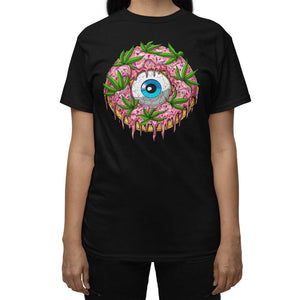 Psychedelic Donut T-Shirt, Trippy Donut T-Shirt, Funny Donut Clothing, Donut Apparel - Psychonautica Store