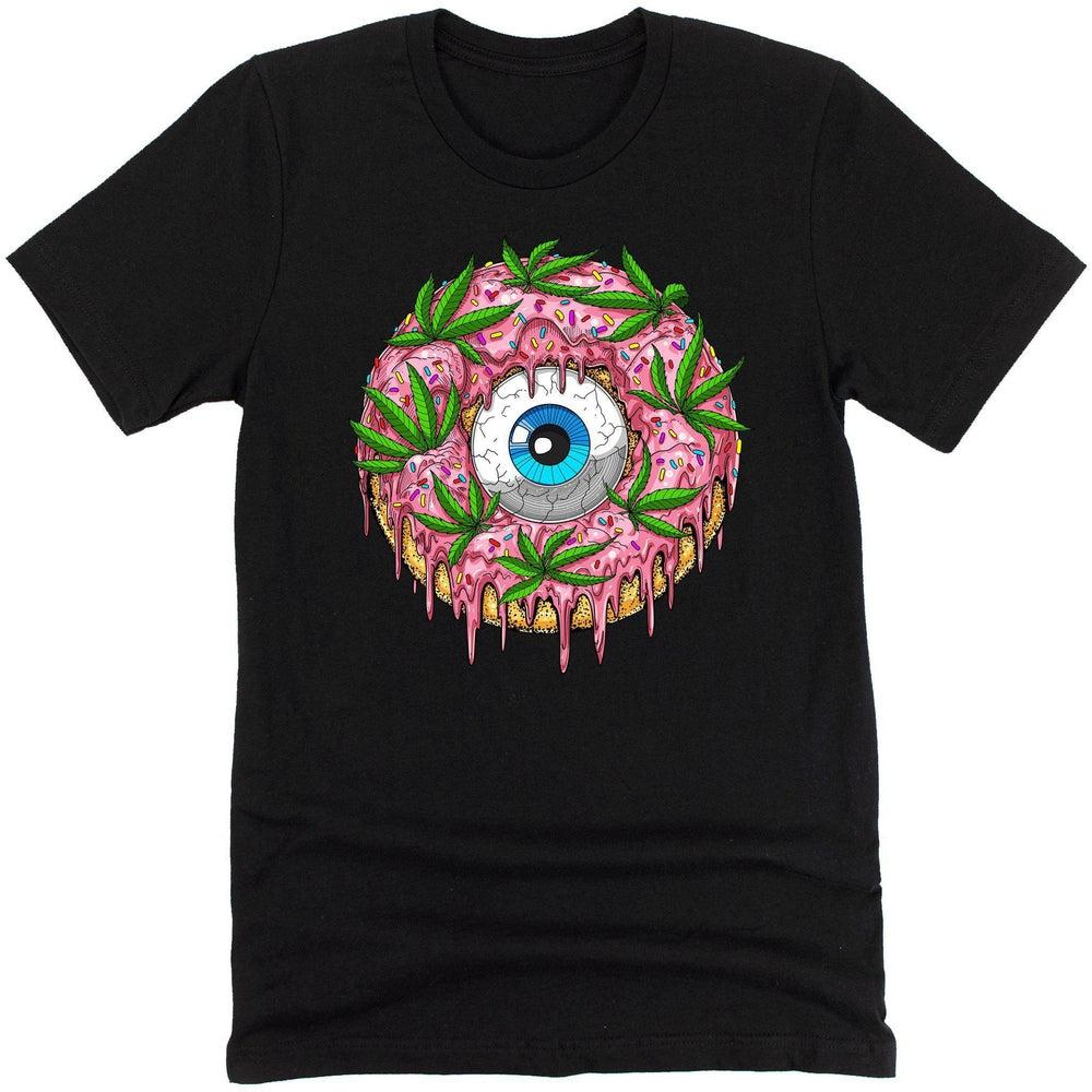 Psychedelic Donut, Psychedelic Shirt, Trippy Shirt, Donut Shirt, Stoner Shirts, Stoner Clothing, Cannabis Shirts, Weed T-Shirt - Psychonautica Store