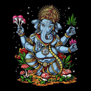 Psychedelic Ganesha Tank, Ganesha Hippie Tank, Hippie Mens Tank, Stoner Tank Top, Festival Clothing, Hippie Clothing - Psychonautica Store