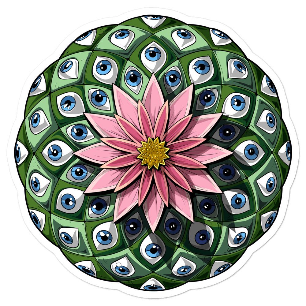 Peyote Cactus Stickers, Peyote Decals, Psychedelic Sticker, Trippy Sticker, Peyote Gifts - Psychonautica Store